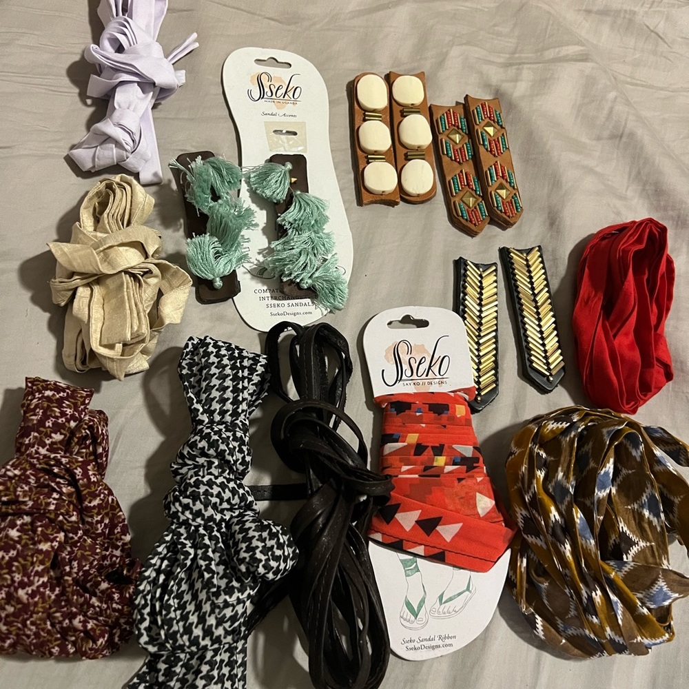 Sseko Brand Sandal Accessories and Ties